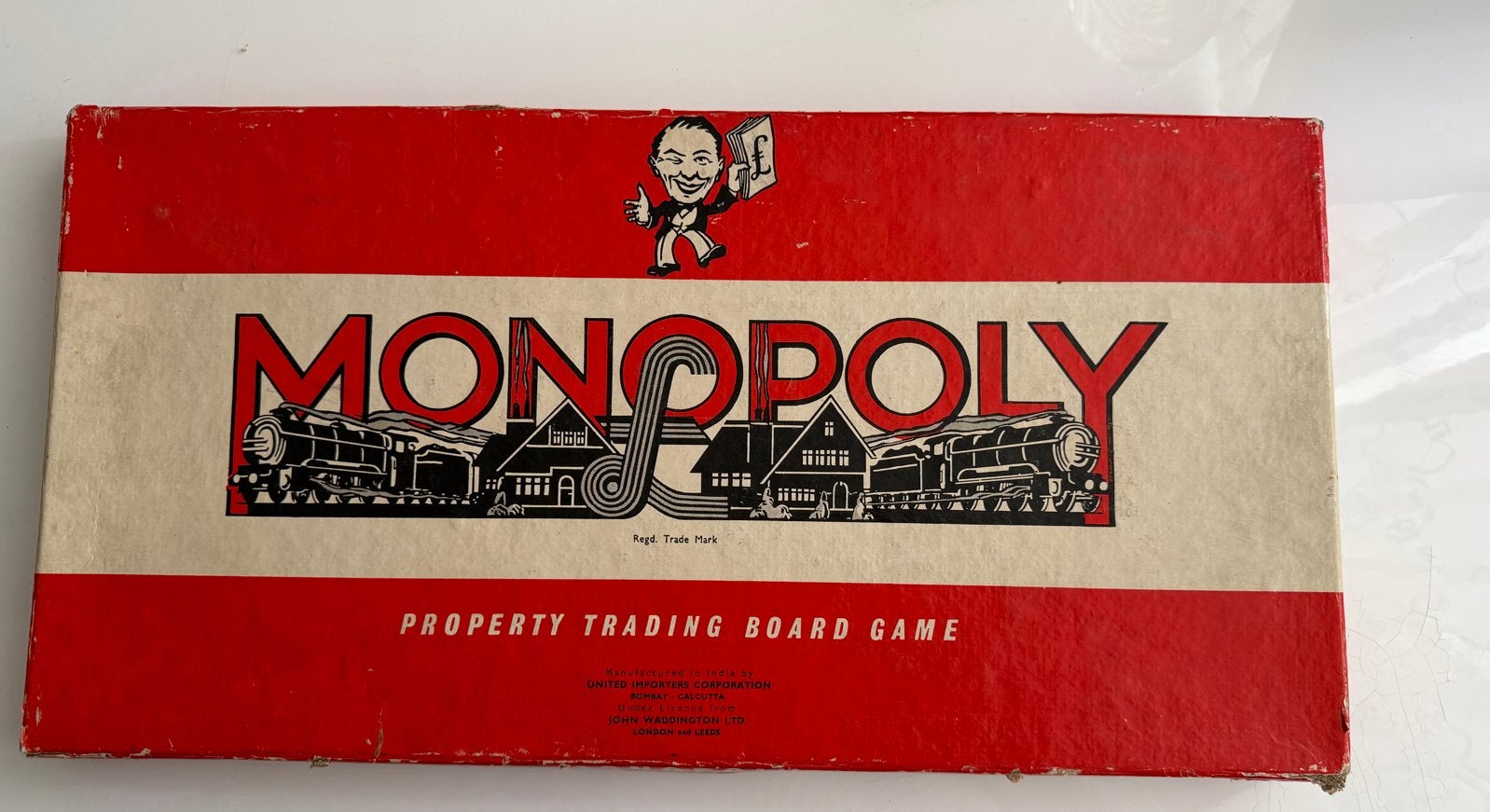 Oud Monopoly Engelse versie, Hobby en Vrije tijd, Gezelschapsspellen | Bordspellen, Gebruikt, Drie of vier spelers, Ophalen of Verzenden
