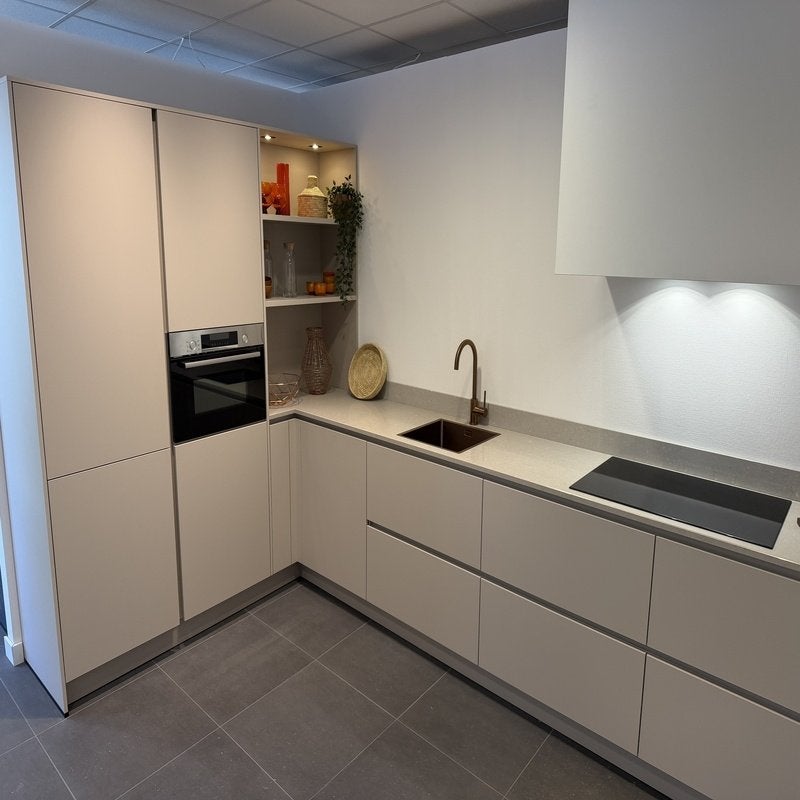 HL031 Laser soft Kashmir Showroomkeuken, Huis en Inrichting, Ophalen, Wit, Nieuw, Enkelwandige keuken