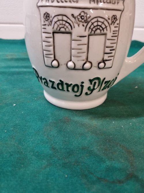 bierpul prazdroj pilzen aardewerk, Ophalen of Verzenden, 'T Olde Gre-j, Info@toldegrej.nl, Endepoelstraat 20f Didam