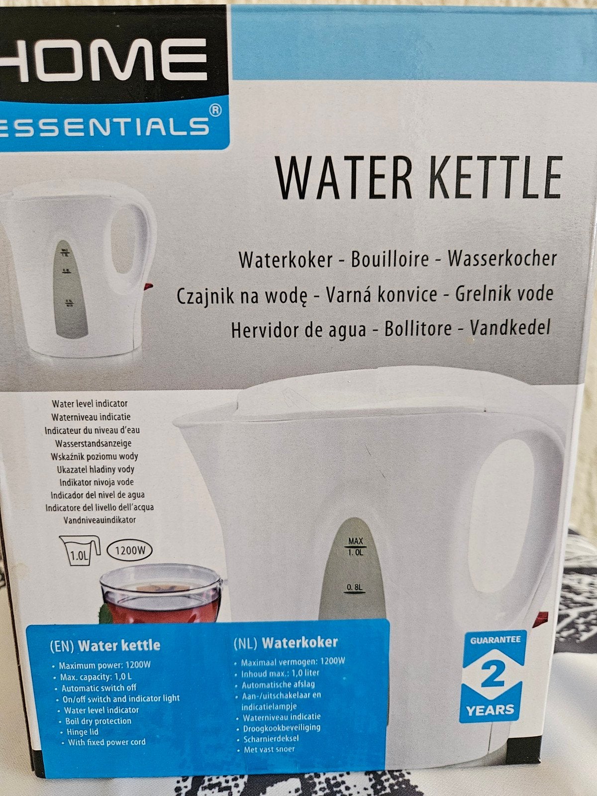 Nieuw en mooie waterkoker voor thuis en kamping, Ophalen, Nieuw