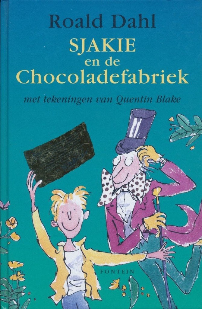 Roald Dahl  -  Sjakie En De Chocoladefabriek  (Hardcover/Geb, Ophalen of Verzenden, Zo goed als nieuw, Fictie algemeen