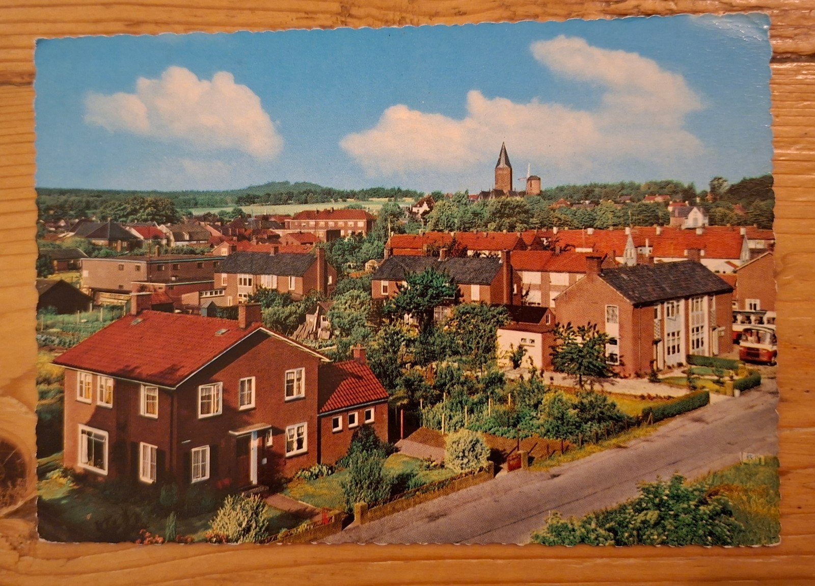 Zeddam panorama gelopen kaart 1968 kleur, Ophalen of Verzenden, 1960 tot 1980