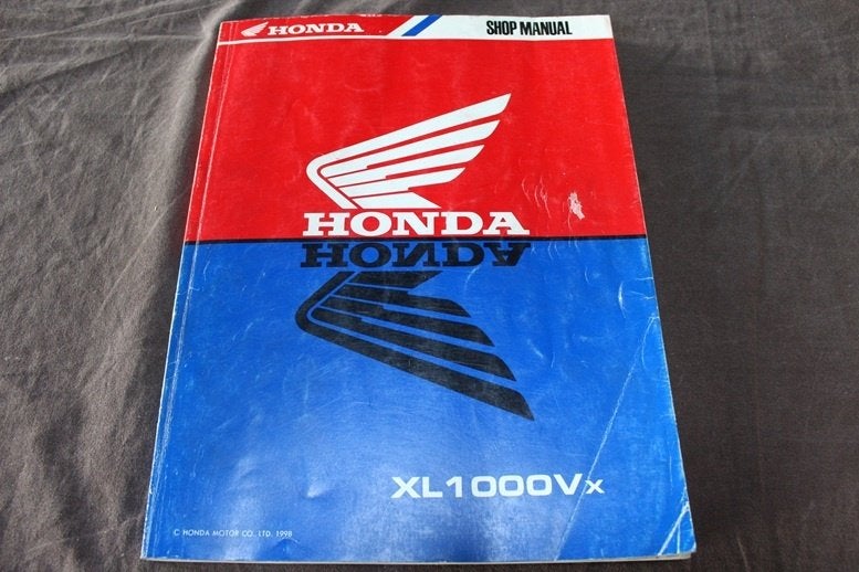 Honda XL1000V Varadero 1999 motorcycle shop manual XL1000 V, Motoren, Ophalen of Verzenden, Honda