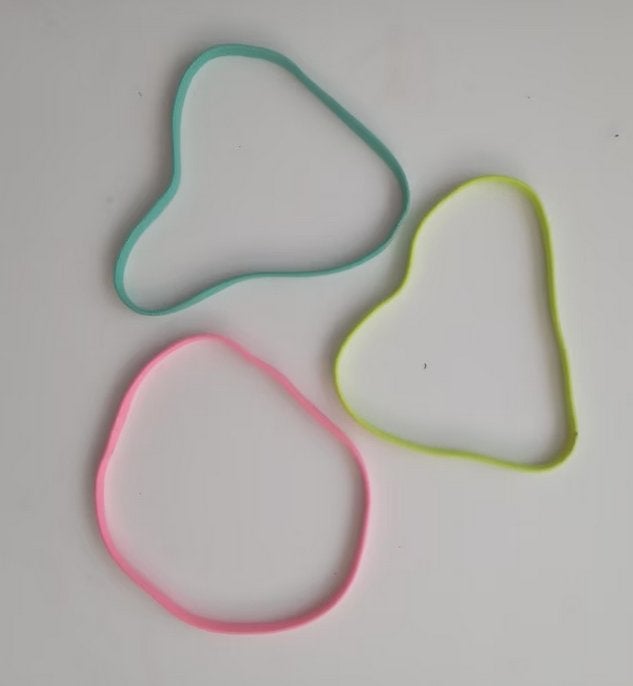 Elastieken haarbanden, 3 stuks, Oosterveldweg 15, 7274 DZ, Verzenden, Zo goed als nieuw, Stichting Angel's Choice
