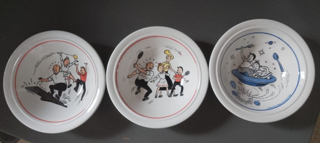 Suske en Wiske Bakjes 3 stuks, Ophalen, Zo goed als nieuw
