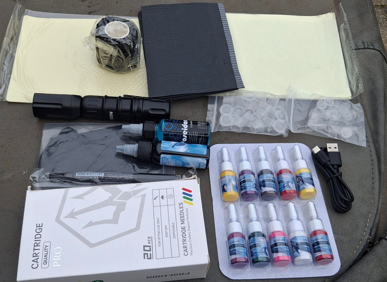 tattoo wireless rotary pen machine set NIEUW, Ophalen of Verzenden, Nieuw