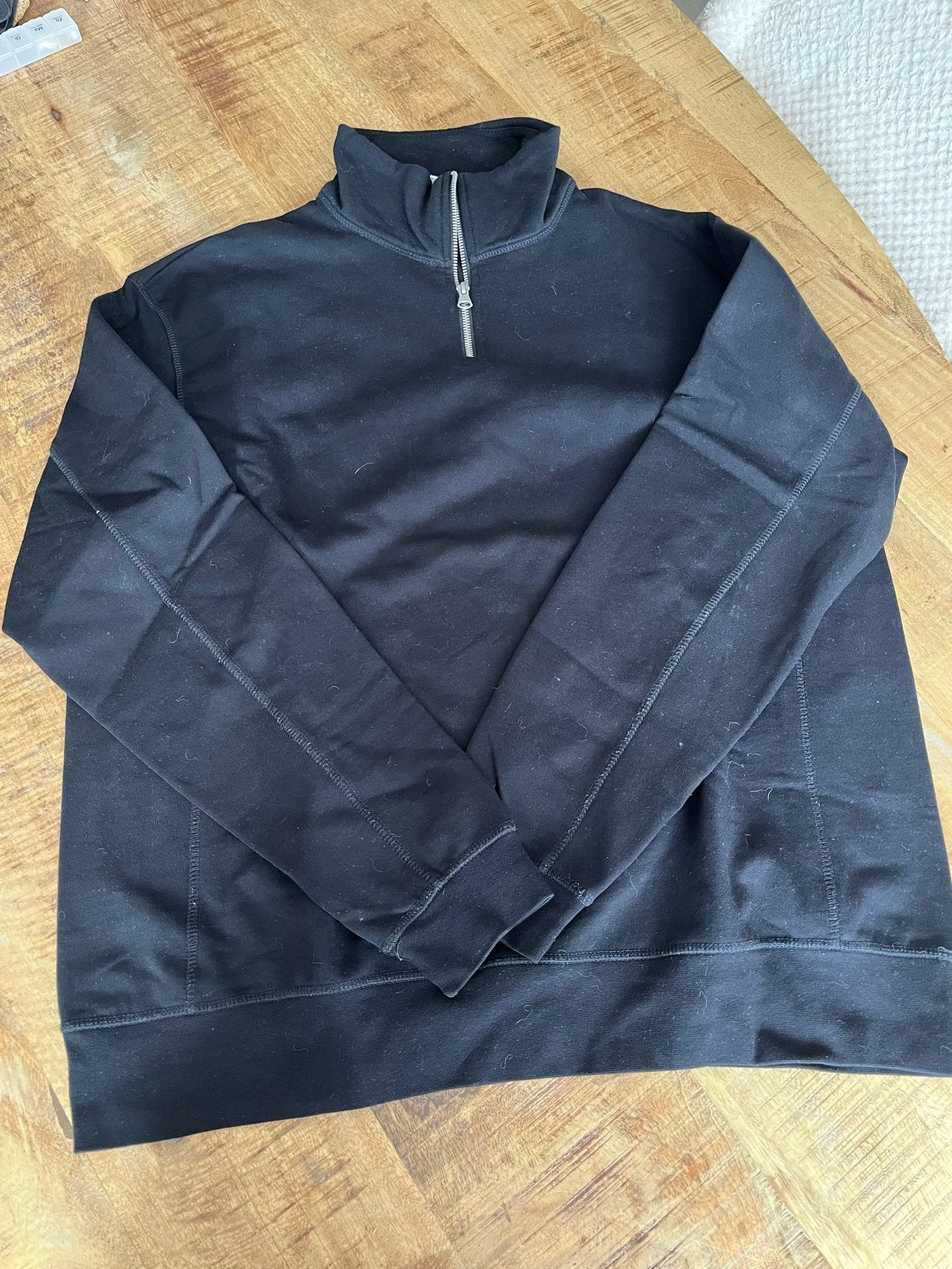 Zwarte Zara trui met rits, maat XL, Ophalen of Verzenden, Zo goed als nieuw, Maat 56/58 (XL), Zwart