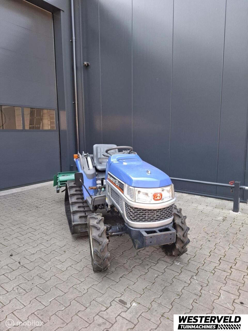 Iseki Hunter 18S rupstractor met 135 cm grondfrees, Overige merken, Gebruikt, Info@westerveldtuinmachines.nl, Iseki