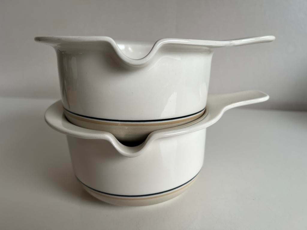 Set 2 Arabia Seita Artica Ovenvast Sauskom Inkeri Leivo 80s, Huis en Inrichting, Keuken | Servies, Ophalen of Verzenden, Zo goed als nieuw