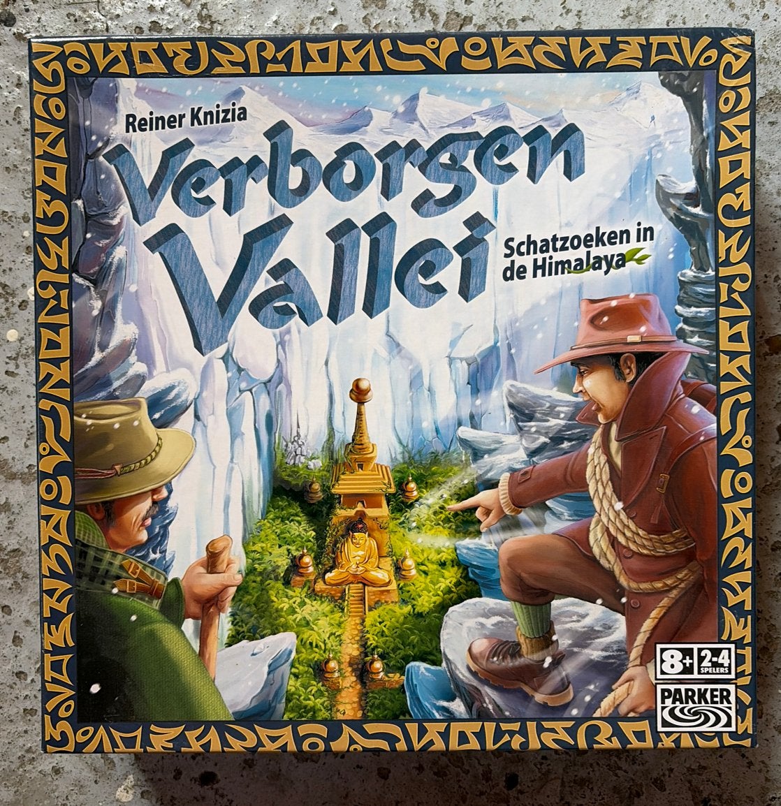 Bordspel Verborgen Vallei - Schatzoeken in de Himalaya, Drie of vier spelers, Ophalen of Verzenden, Gebruikt