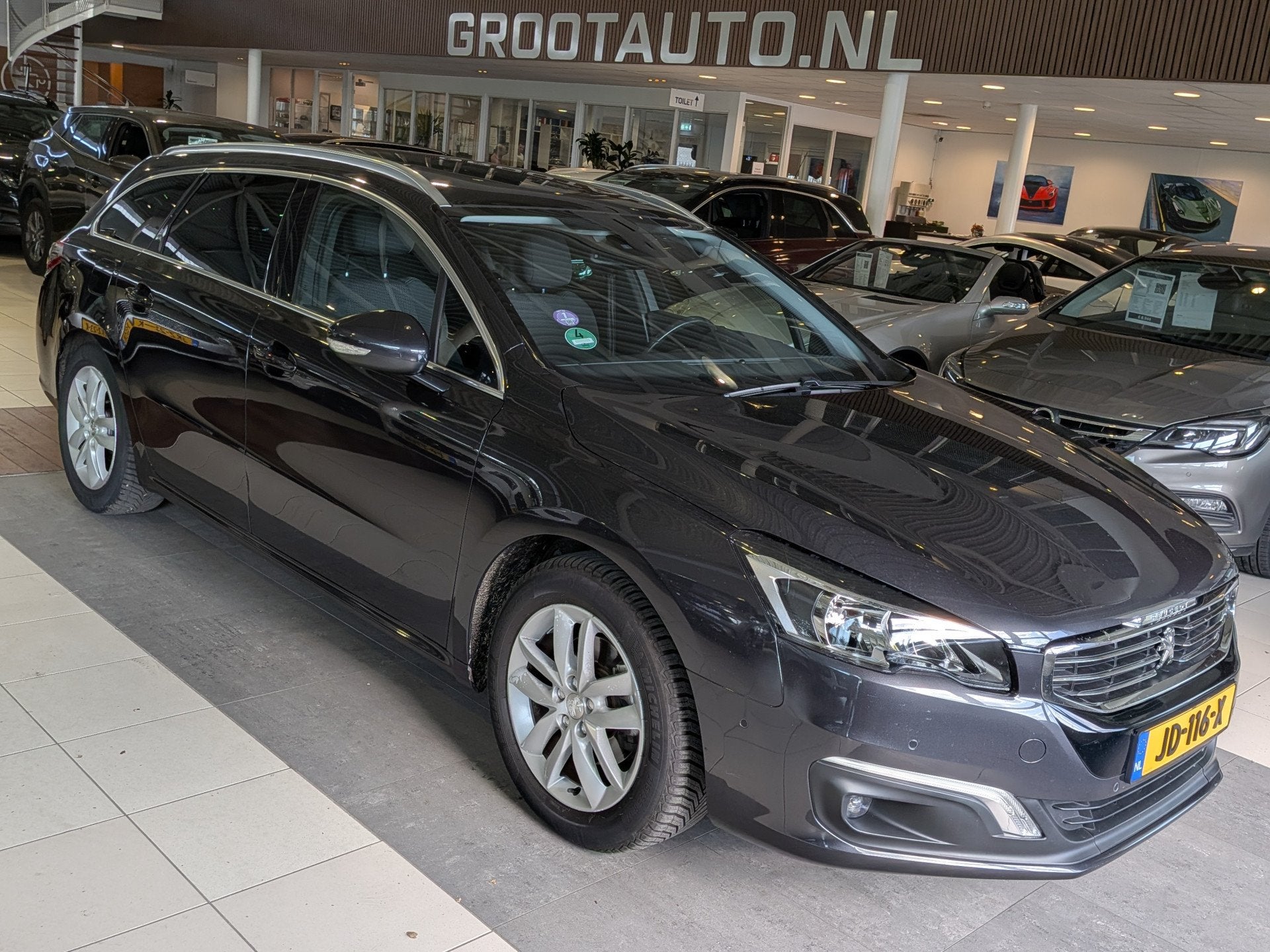 Peugeot 508 SW 1.6 e-THP Première Panoramadak, Airco, Cruis, Voorwielaandrijving, 745 kg, Stof, Gebruikt
