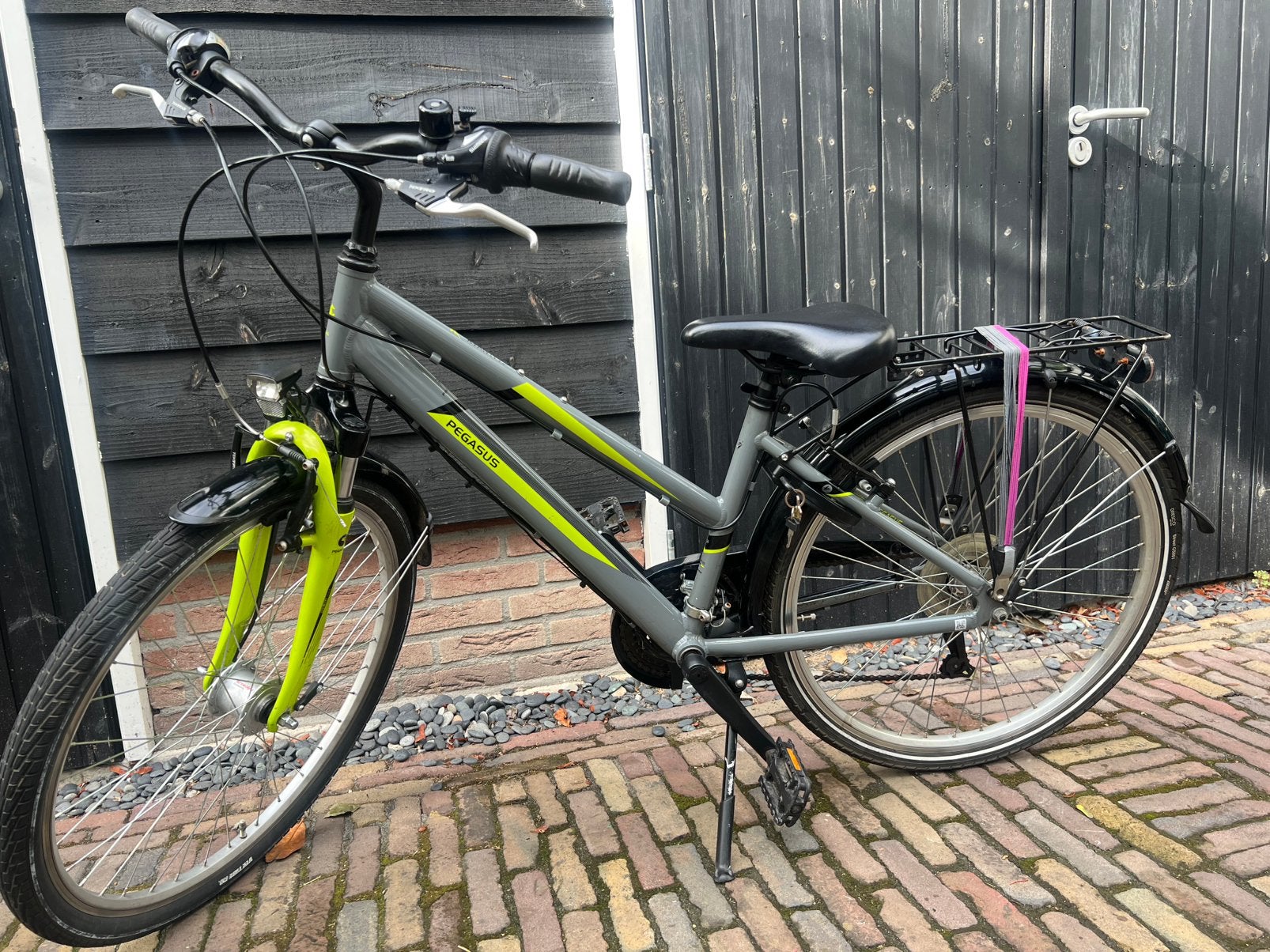 Stoere Pegasus Avanti sportieve meisjes fiets 26”, Ophalen, Zo goed als nieuw, 26 inch of meer, Versnellingen