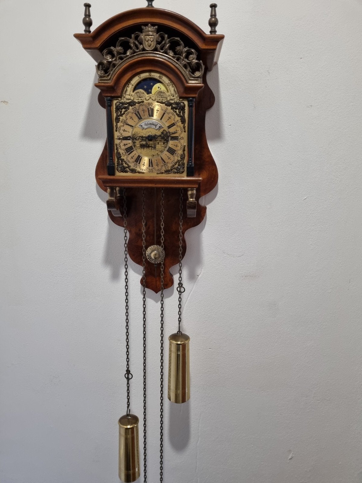 Warmink Sallander wandklok. Nederlands product., Ophalen