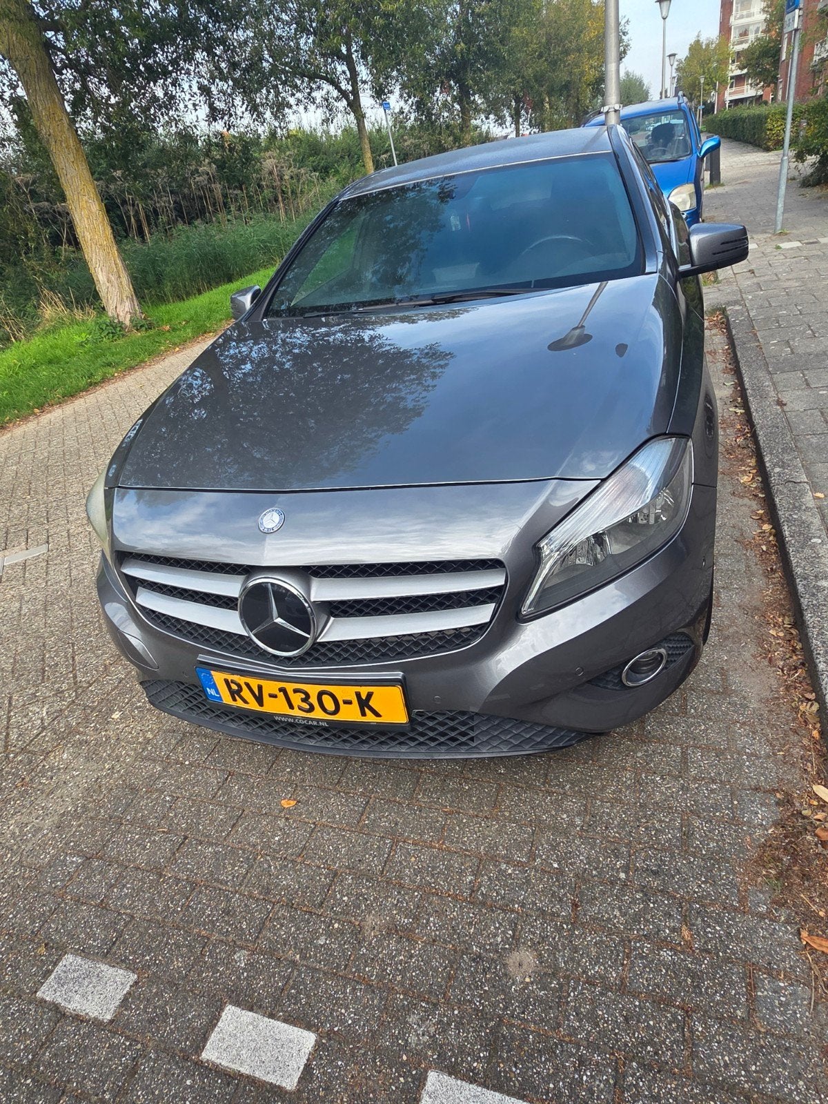 Mercedes-Benz A-Klasse A180 1.6 Blue Efficiency 2014 Grijs, Auto's, Voorwielaandrijving, 4 cilinders, 122 pk, 1595 cc