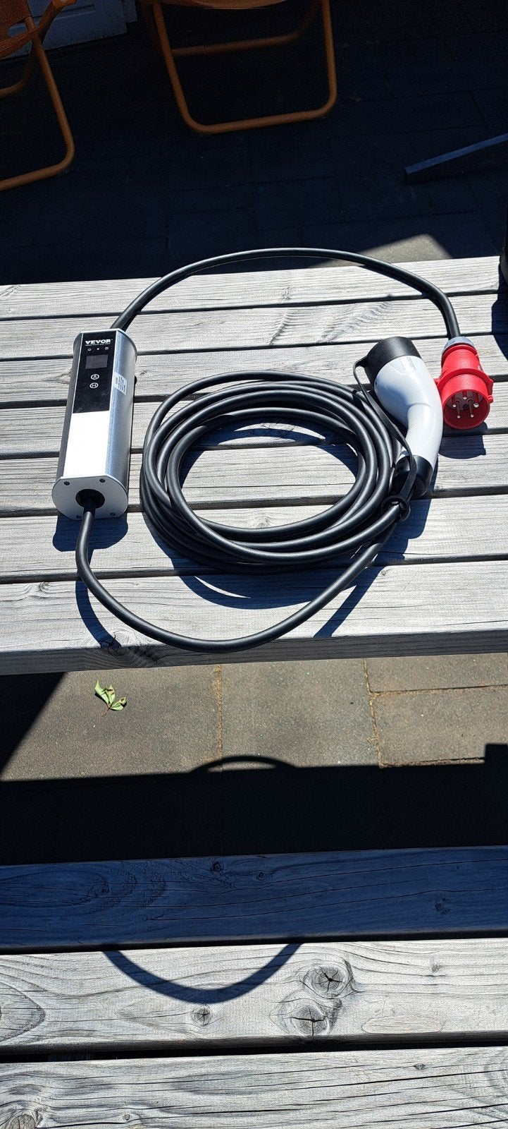 Vevor 11kW 3-fasen EV type 2 laadkabel, 7.5m., Ophalen, Zo goed als nieuw, Laadpaal