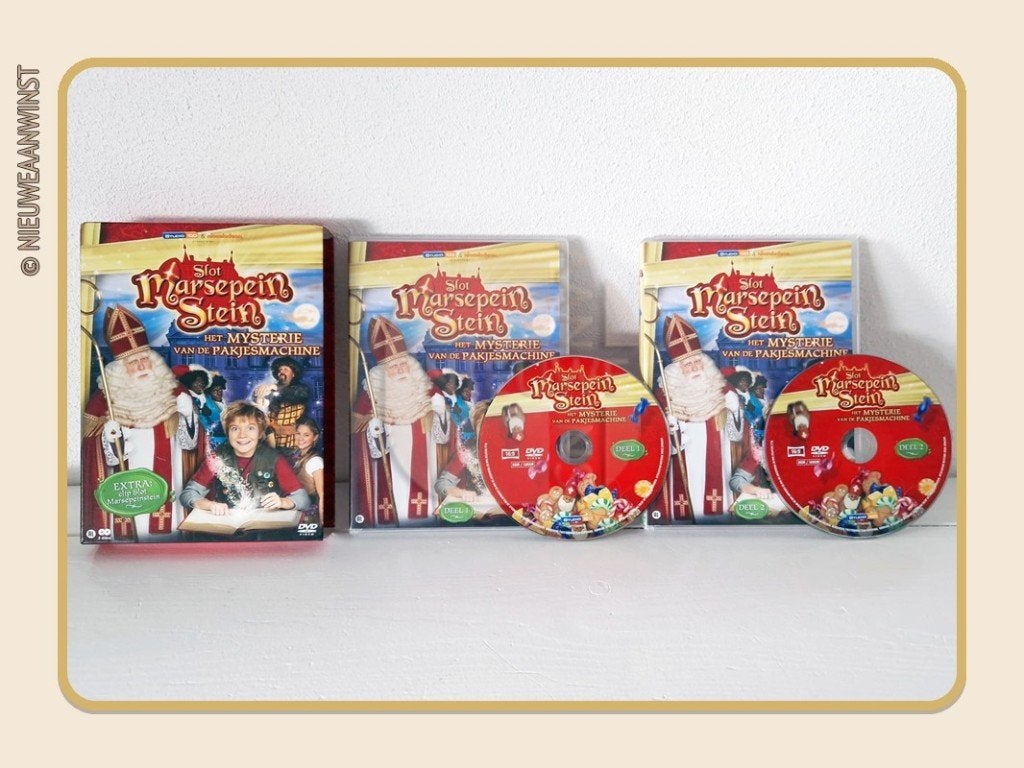 DVD-box Slot Marsepein Stein Mysterie van de pakjesmachine, Verzenden, Zo goed als nieuw