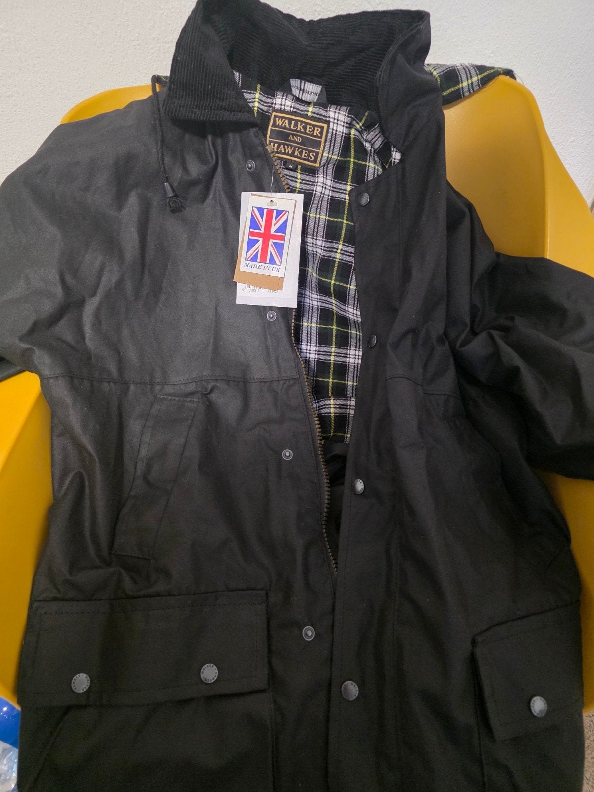 Walker and Hawkes Waxjas - Nieuw met labels, Kleding | Heren, Maat 48/50 (M), Zwart, Nieuw, Ophalen of Verzenden