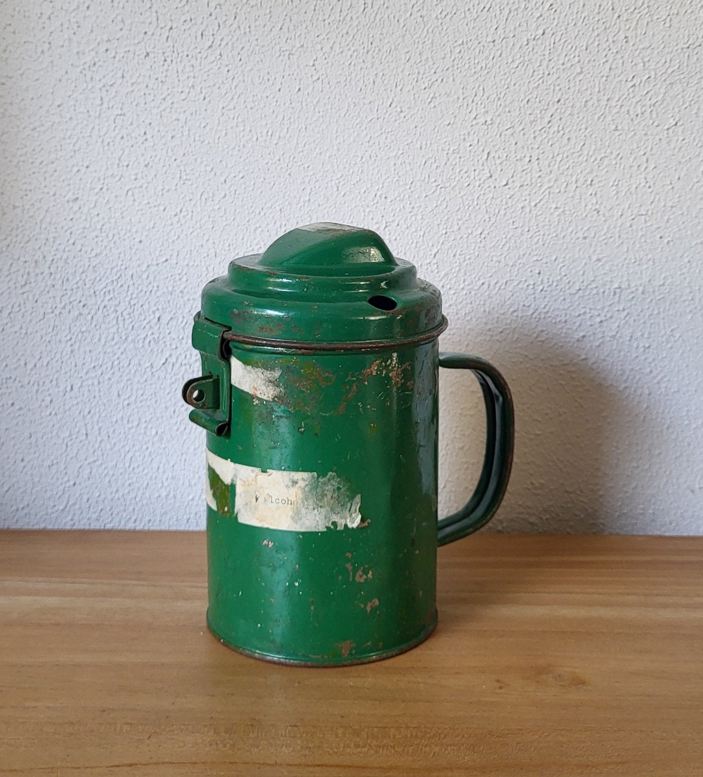 Oude groene collectebus, Ophalen of Verzenden