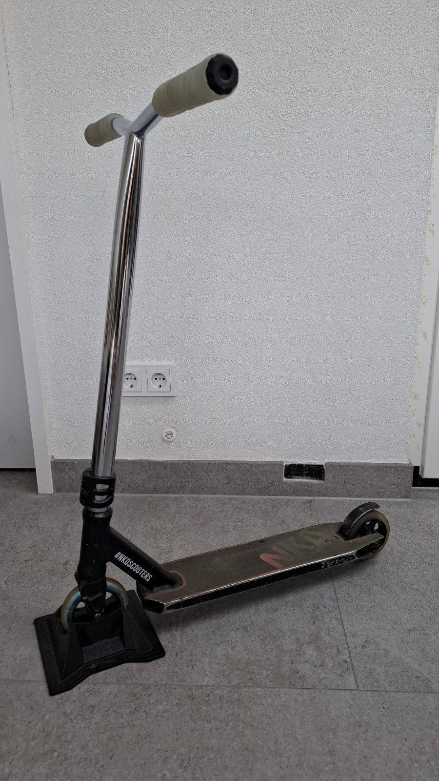 NKD Stuntstep Gebruikt met extra wieltjes, Ophalen, Gebruikt, Gewone step, NKD