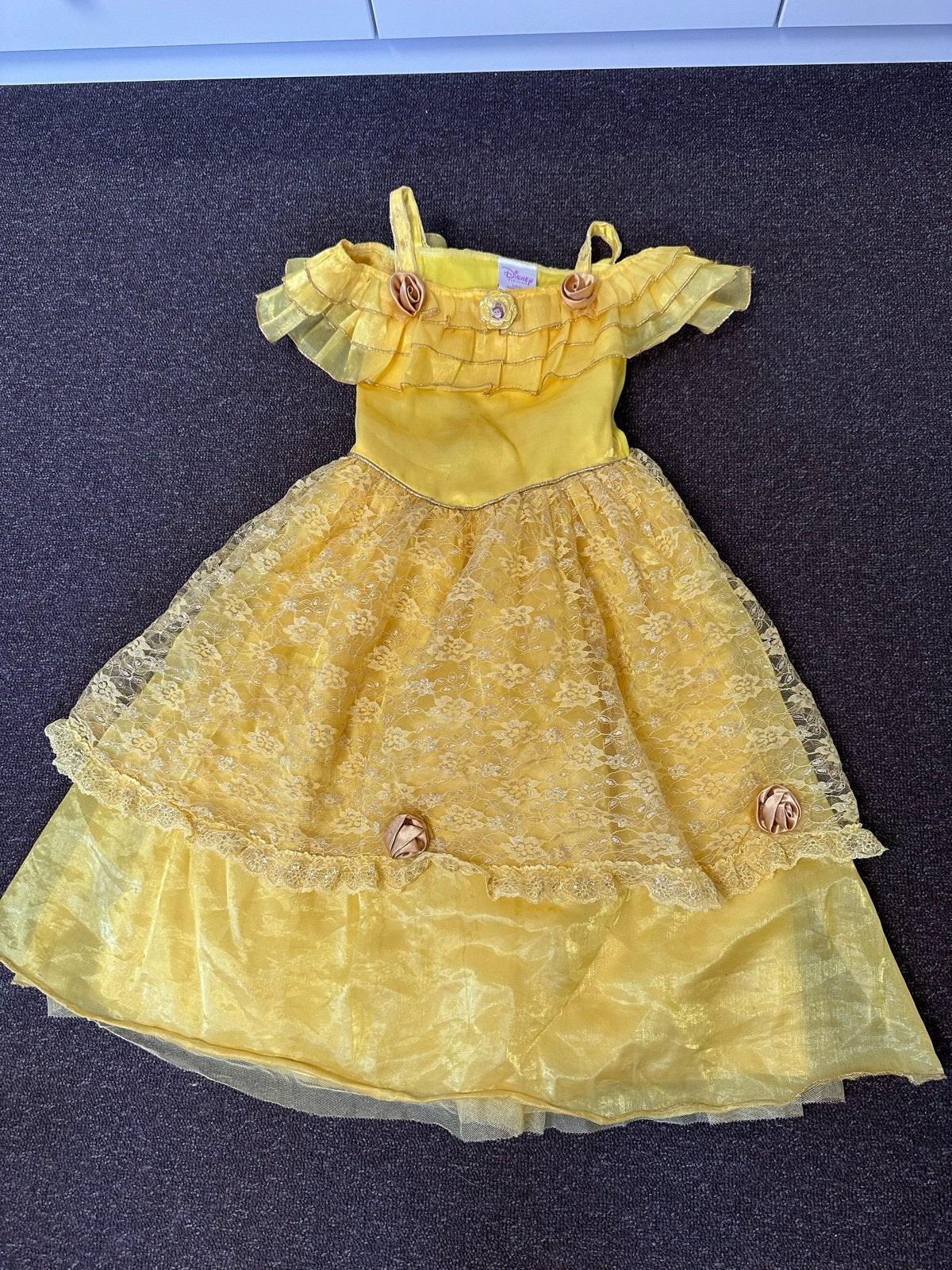 Disney Belle jurk - Maat 5/6, Ophalen of Verzenden, Gebruikt, 110 t/m 116, Meisje