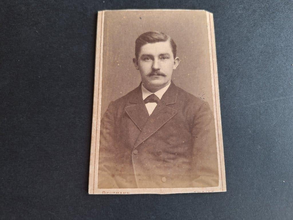 CDV 2 Deutmann Zwolle, Verzamelen, Gebruikt, Verzenden, Foto, Voor 1940