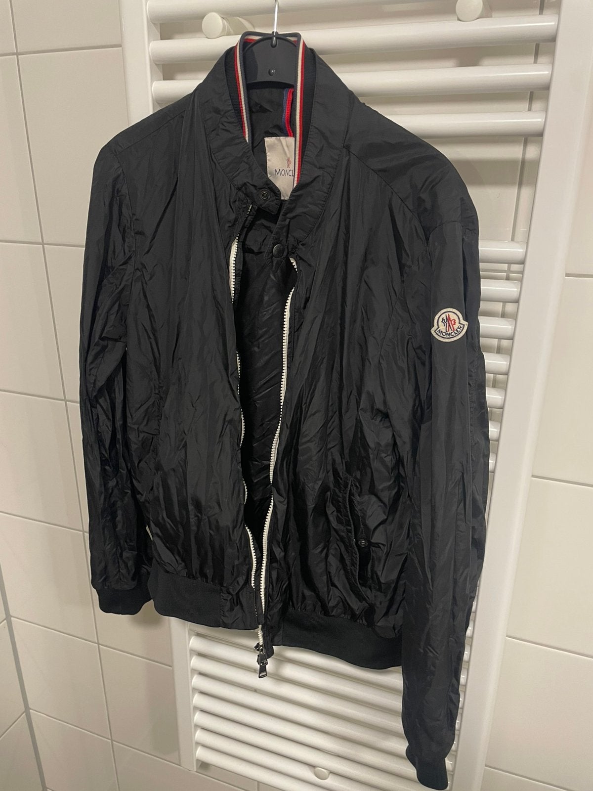 Moncler miroir giubbotto windbreaker jas, Ophalen of Verzenden, Zo goed als nieuw, Maat 48/50 (M), Zwart