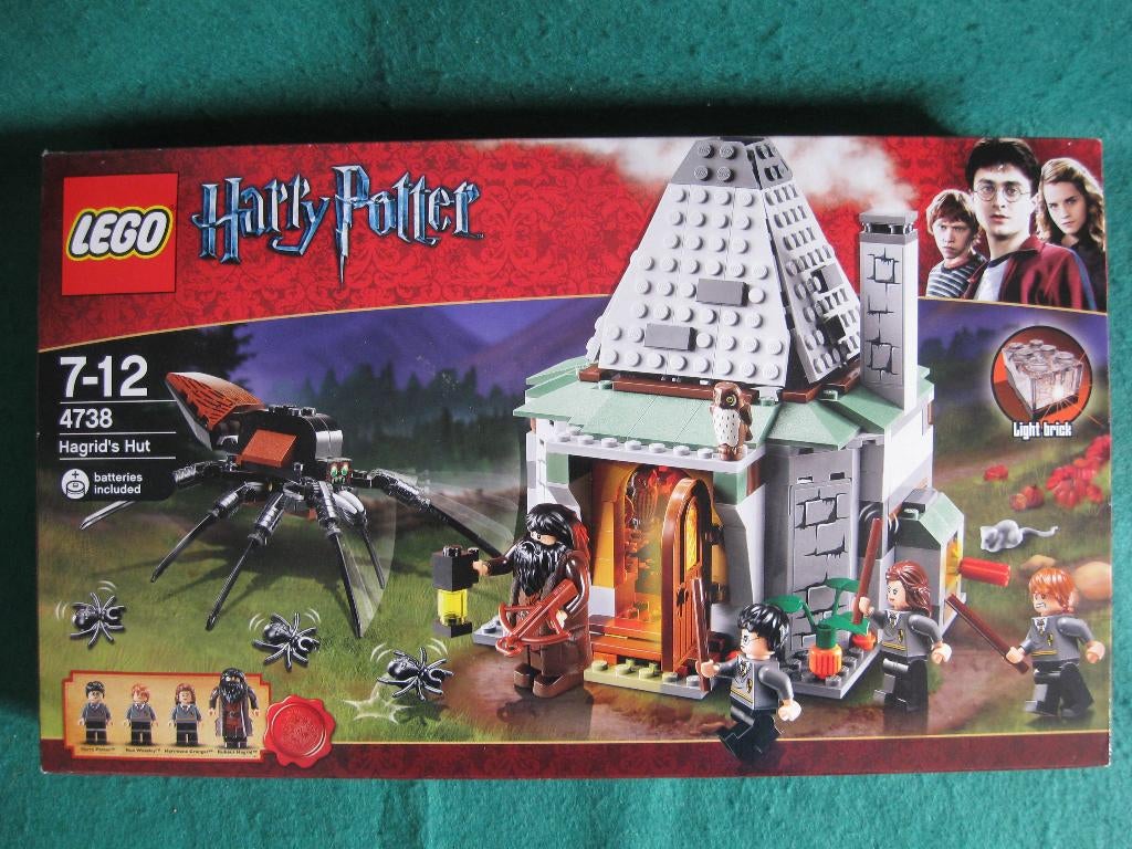 Lego 4738: HP Hagrids hut., Lego, Harry Potter, Ophalen of Verzenden, Zo goed als nieuw