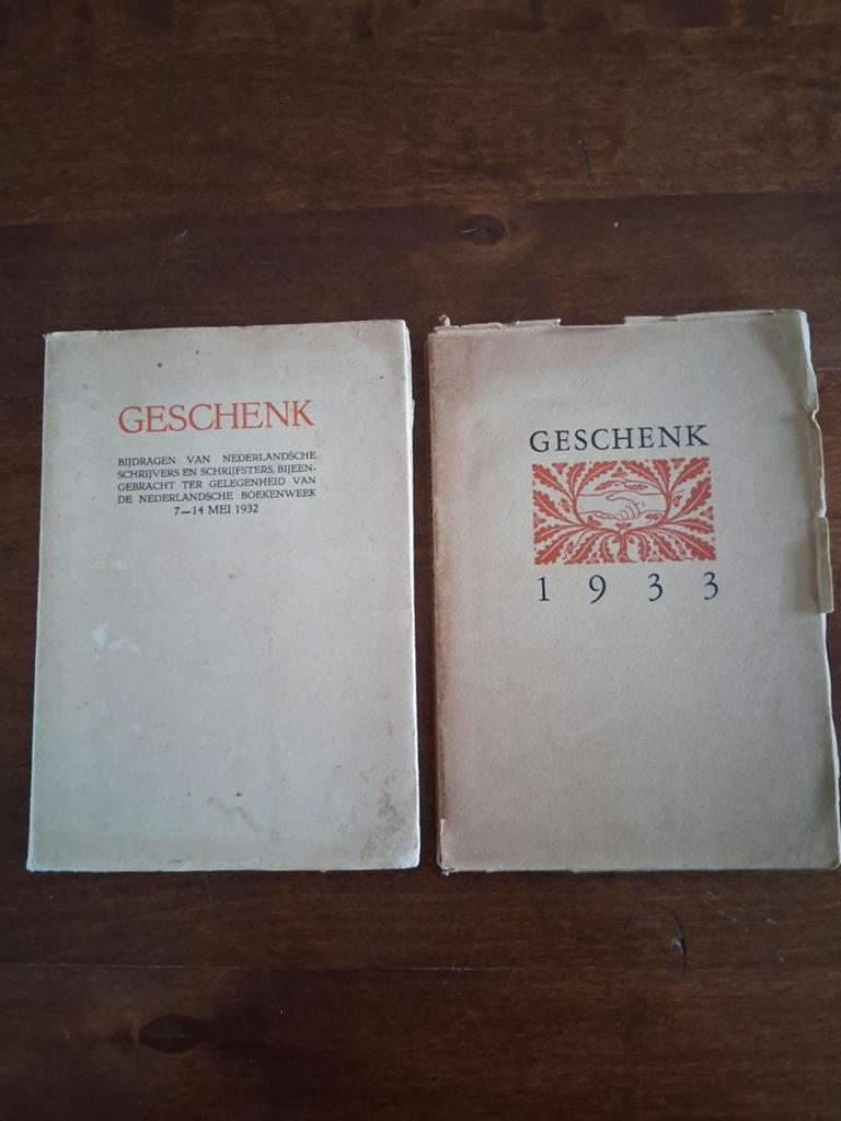 Boekenweekgeschenk 1932 & 1933 - Zeldzame set, Boeken, Boekenweekgeschenken, Ophalen of Verzenden