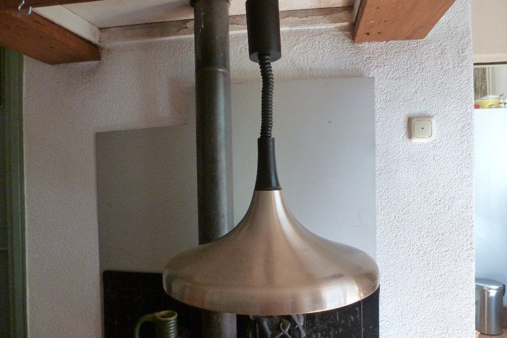 ERCO,HANGLAMP,sixties,zeventies,MID-CENTURY,vintage, Huis en Inrichting, Gebruikt, E27 (groot), Ophalen of Verzenden, SIXTIES,ZEVENTIES,MID-CENTURY