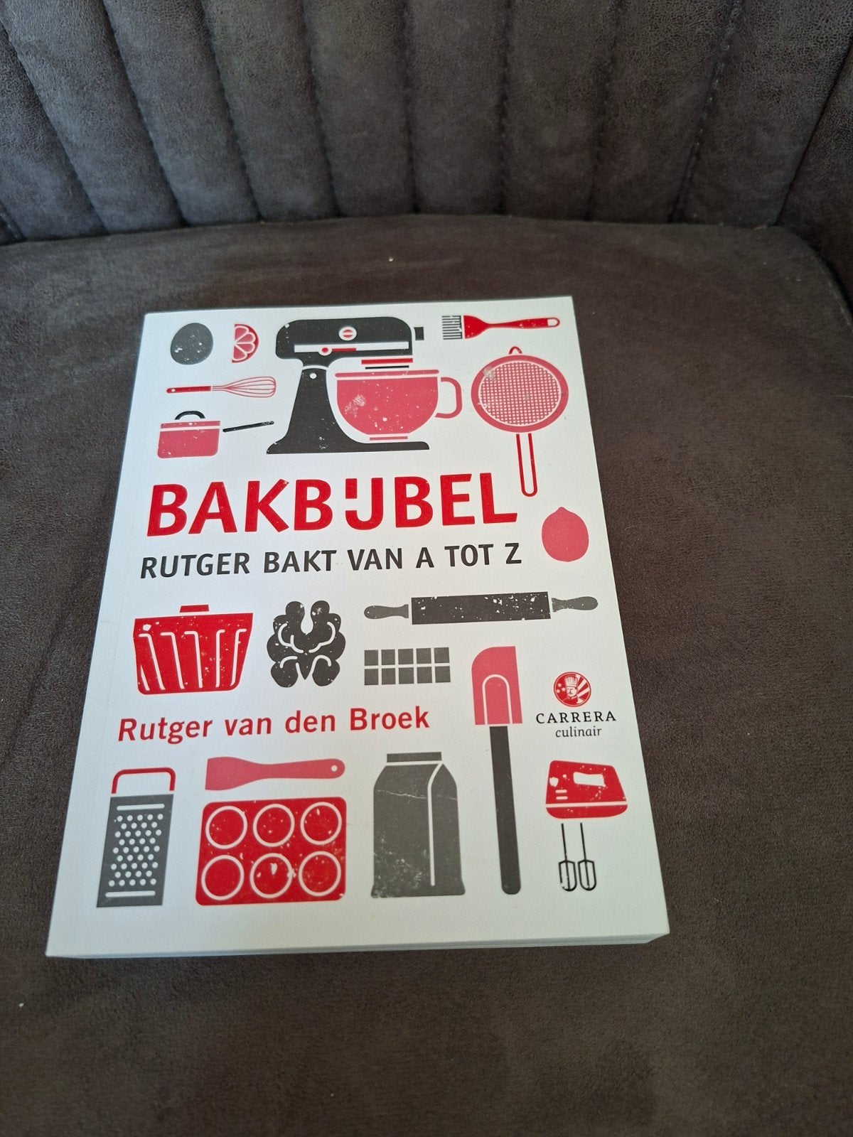 Bakbijbel: Rutger bakt van A tot Z - Zo goed als nieuw, Taart, Gebak en Desserts, Rutger van den Broek, Ophalen of Verzenden, Zo goed als nieuw