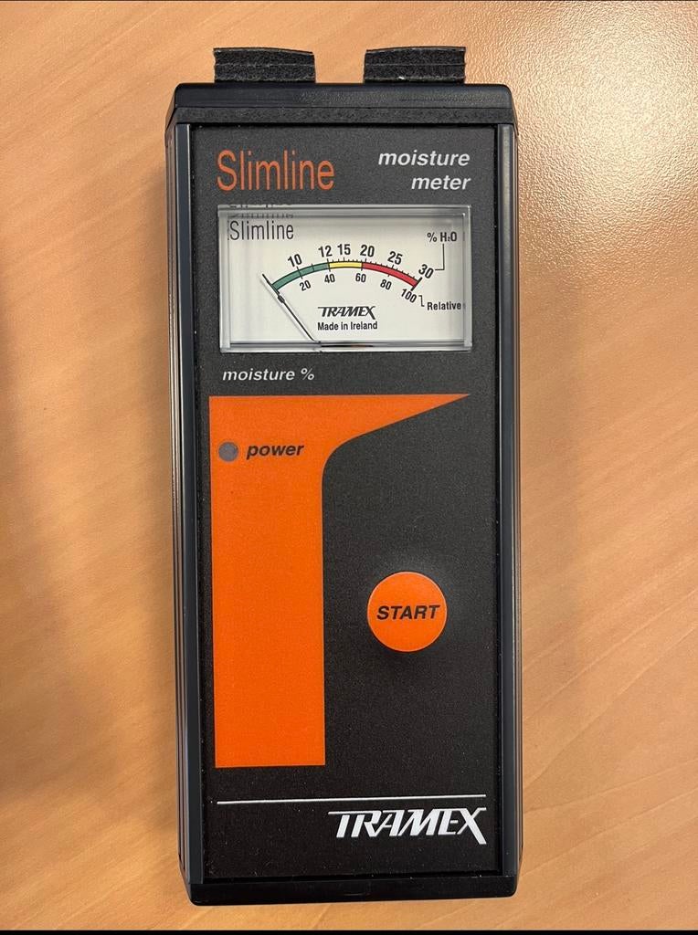 Tramex Slimline Vochtmeter, Doe-het-zelf en Verbouw, Meetapparatuur, Ophalen of Verzenden, Zo goed als nieuw