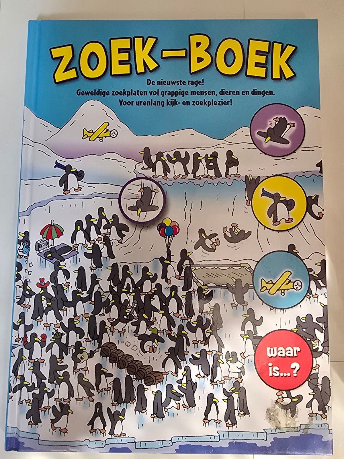 Zoek-Boek: De nieuwste rage! Zoekplaten vol grappige figuren, Ophalen of Verzenden, Zo goed als nieuw, Emiliano Migliardo (Illustraties)