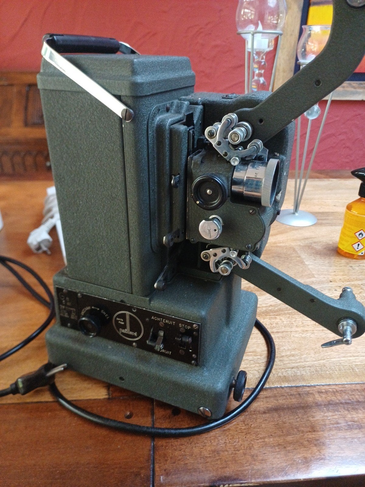 Vintage Filmprojector met Koffer - Paillard Bolex, Audio, Tv en Foto, Diaprojectors, Ophalen, Gebruikt