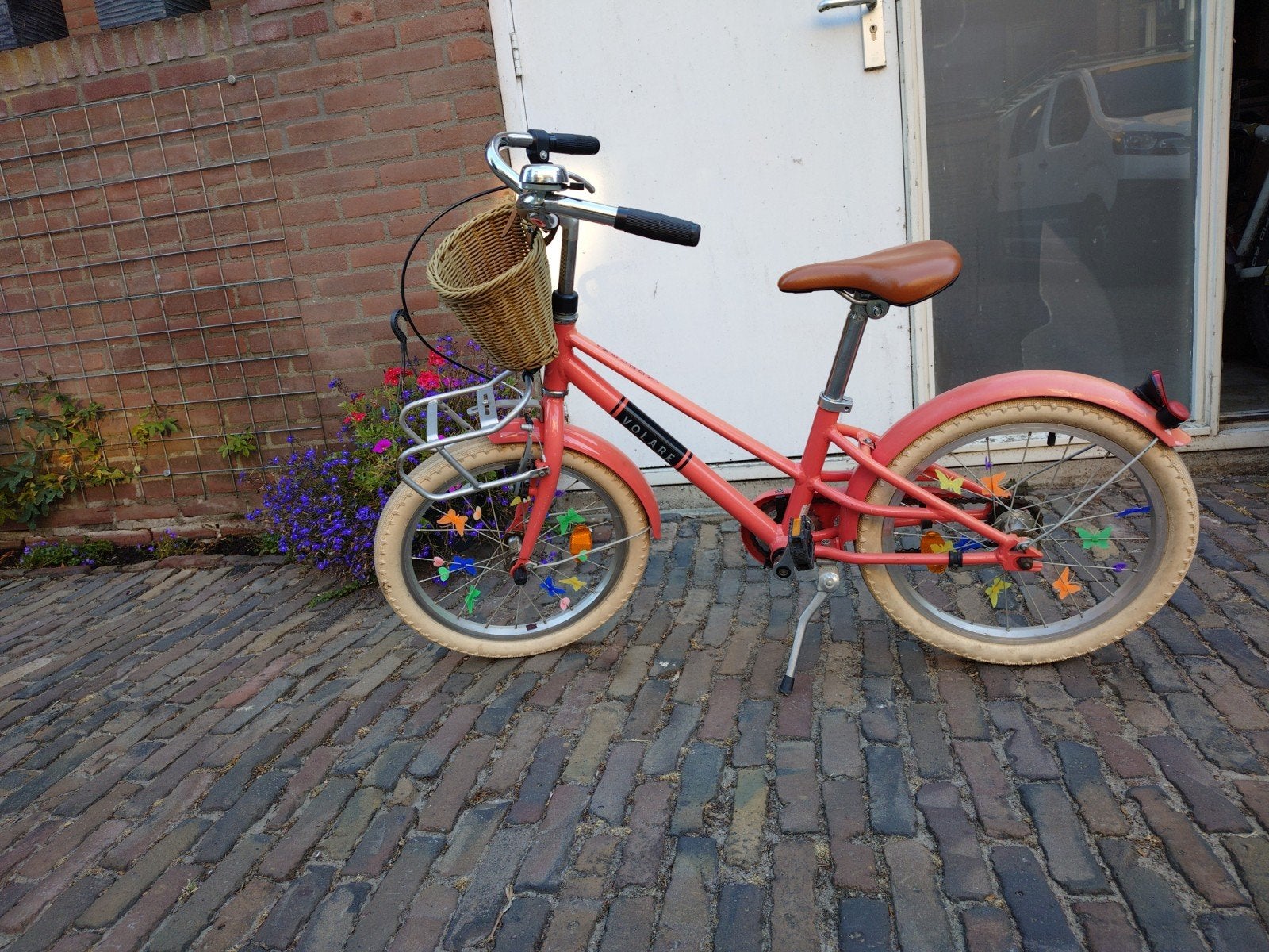 Volare Melody kinderfiets 18" - Nette staat, Fietsen en Brommers, Ophalen, Terugtraprem, Volare, 16 tot 20 inch