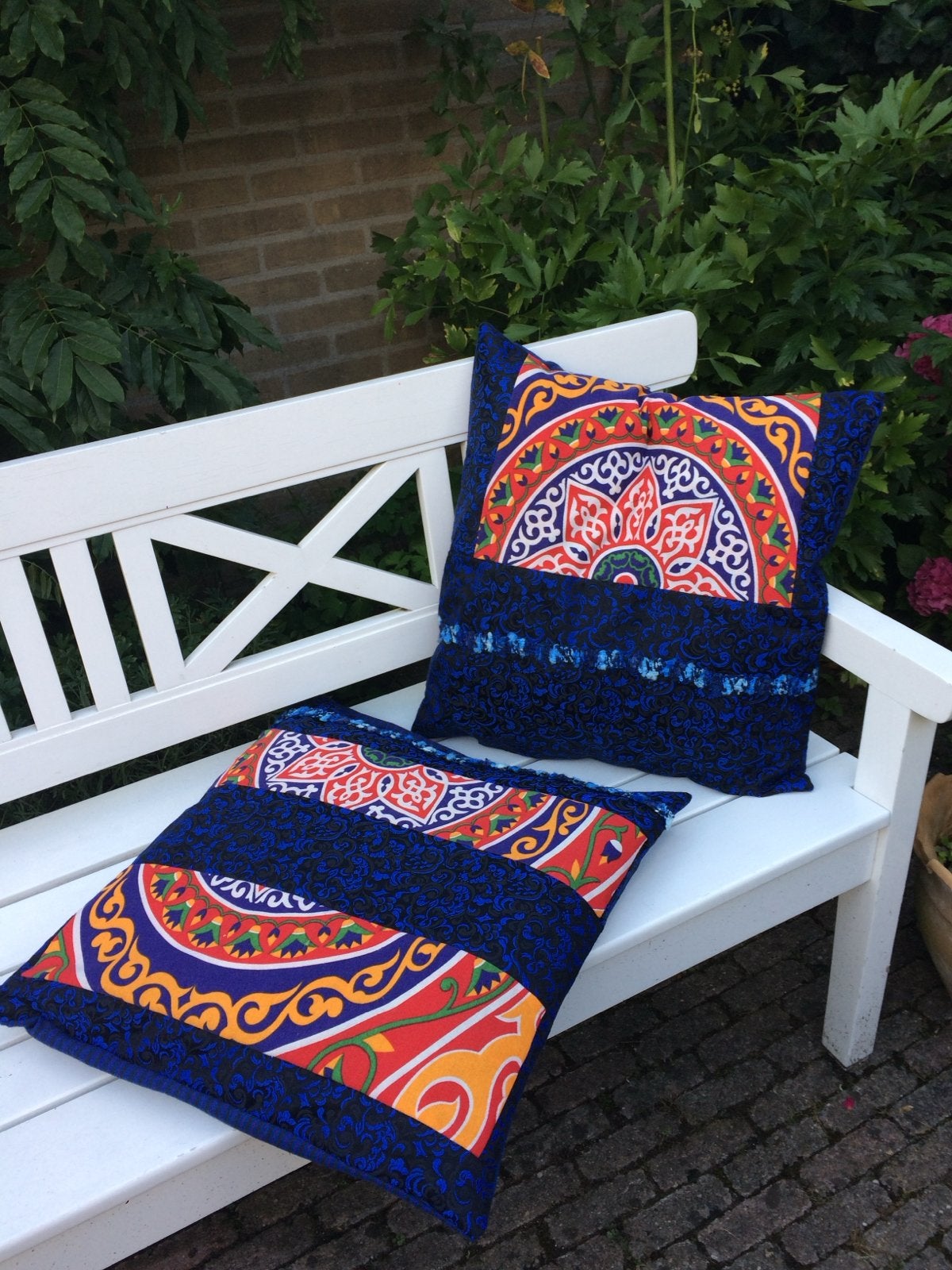 Nieuw handgemaakt kussenhoes 50x50 cm, Meerkleurig, Nieuw, Ophalen of Verzenden, Handgemaakt