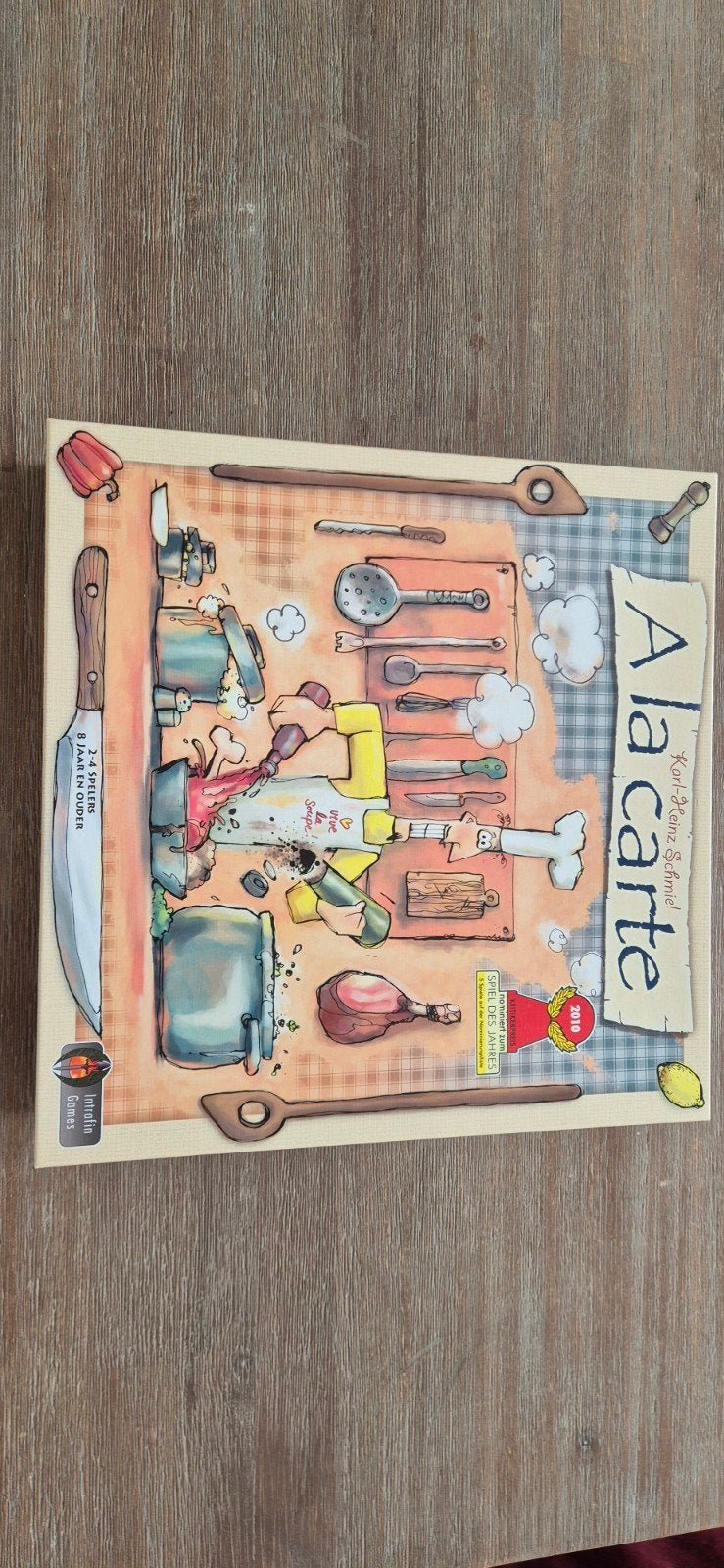 A la Carte Bordspel - Het culinaire kookspektakel, Drie of vier spelers, Ophalen of Verzenden, Gebruikt, Heidelberger Spieleverlag