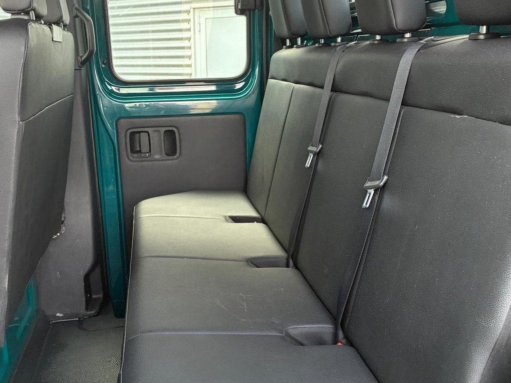 Mercedes-Benz Sprinter 317 CDI L2 Dubbele Cabine Open Laadba, Auto's, Bestelauto's, Gebruikt, Zwart, 4 cilinders, 2065 kg