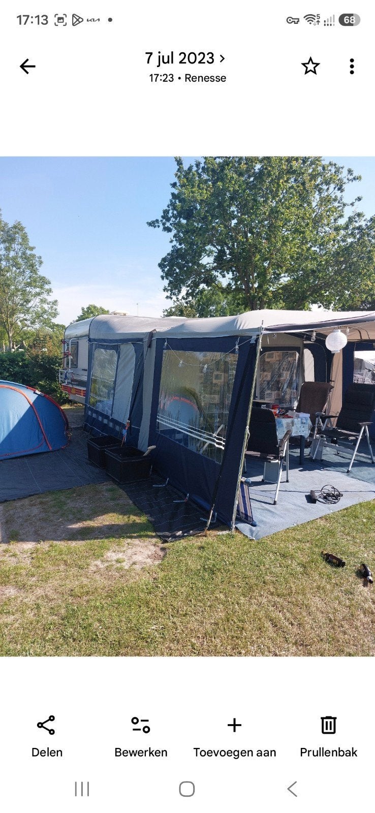 luifel, Caravans en Kamperen, Tenten, Ophalen, Gebruikt, Tot en met 2