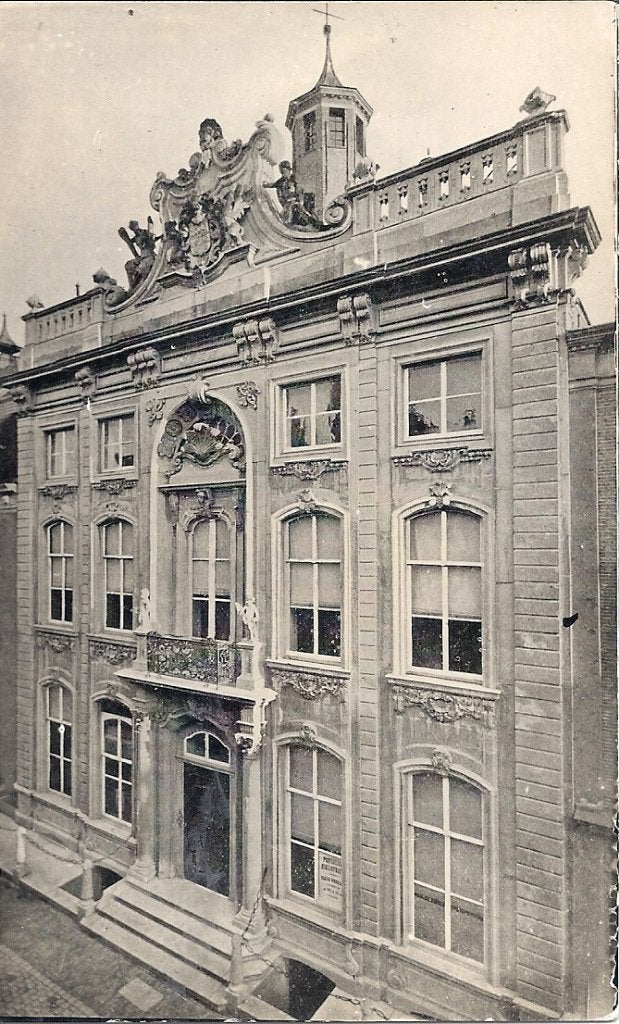 Oude Fotokaart Middelburg Lange Delft Bibliotheek, Verzenden, 1920 tot 1940, Ongelopen, Zeeland