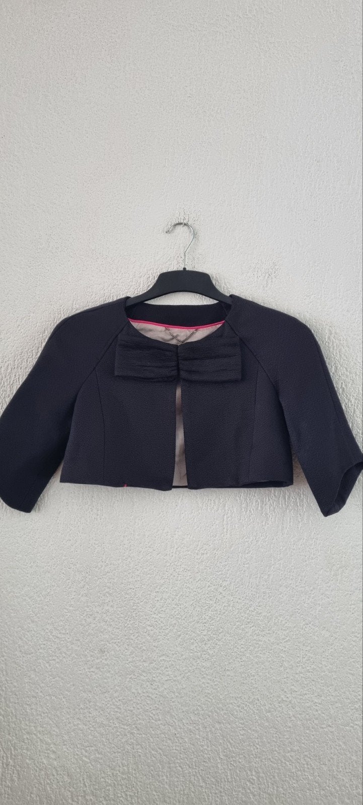 Dames/Meisjes  kort jasje merk Mango Suit maat S/164, Kleding | Dames, Mango, Zwart, Ophalen of Verzenden, Zo goed als nieuw