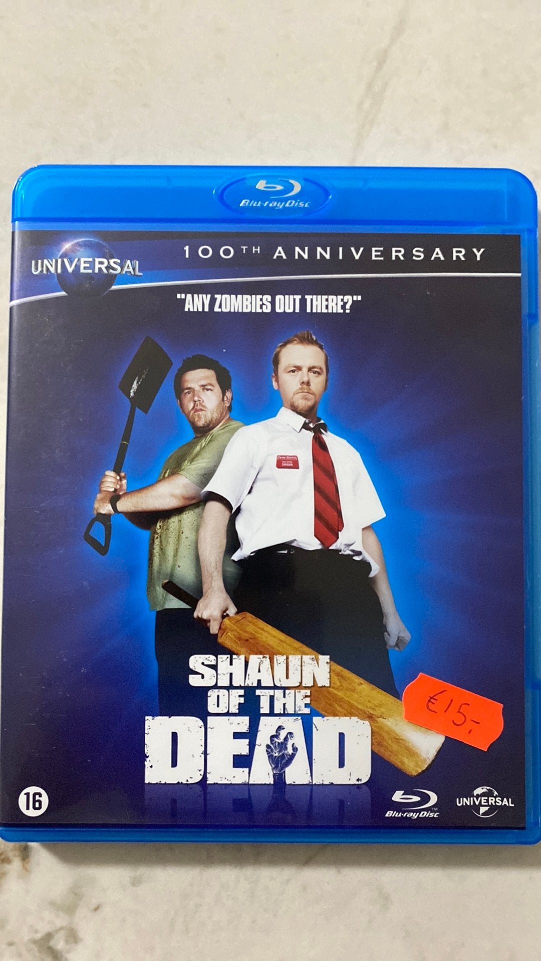 Shaun of the dead blu ray NL versie special edition, Ophalen of Verzenden, Zo goed als nieuw, Horror