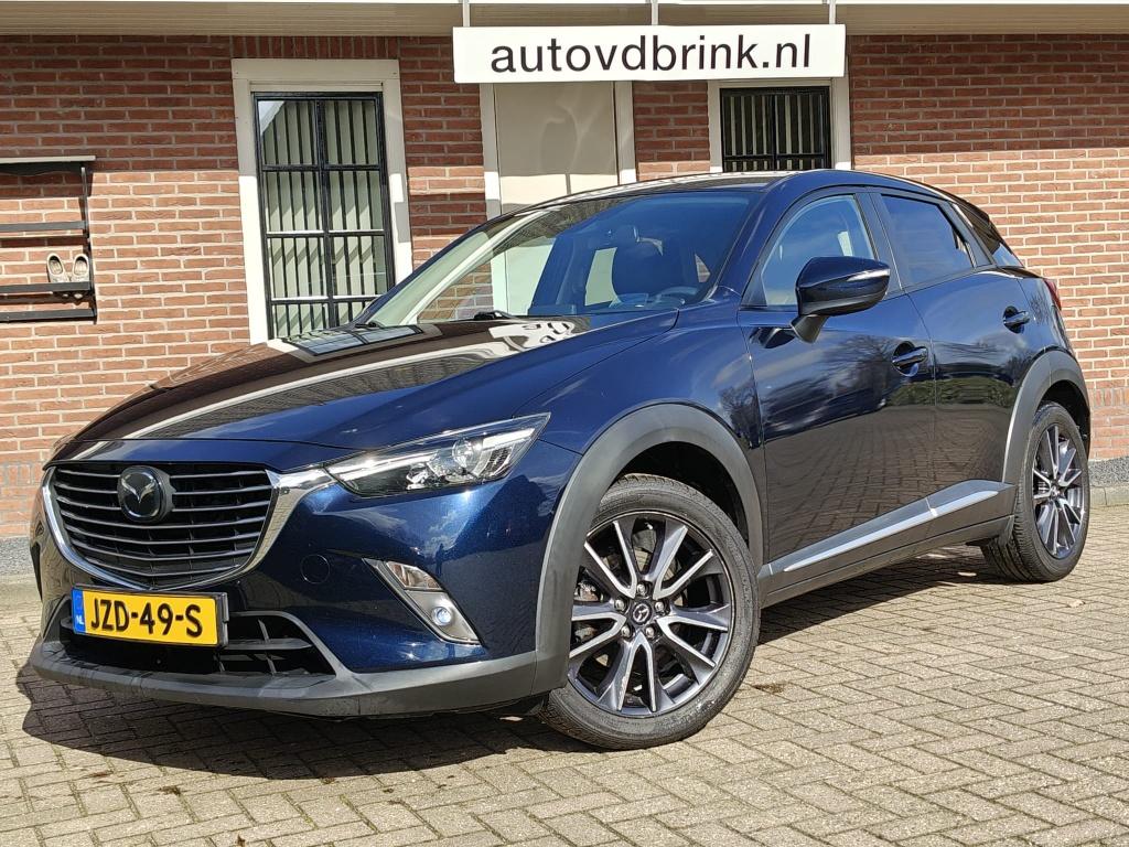 Mazda CX-3 2.0 SAG 120 GT-M, ADAPTIVE CRUISE CONTROL / LEER, Auto's, Mazda, Bedrijf, Te koop, CX-3, ABS, Achteruitrijcamera, Adaptive Cruise Control