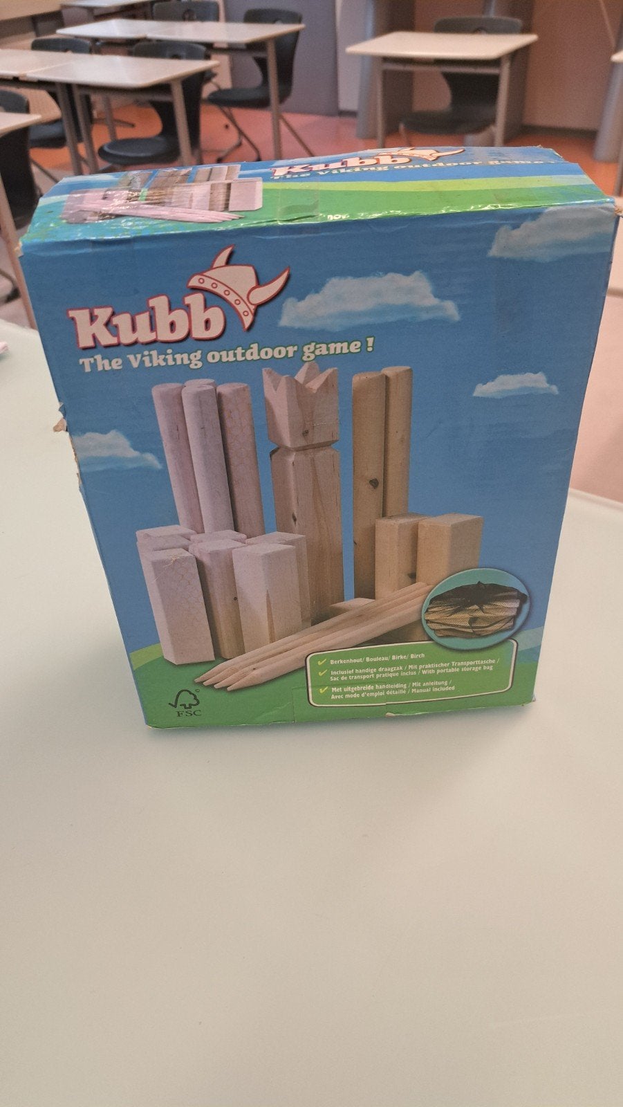 Kubb spel, Ophalen of Verzenden, Gebruikt