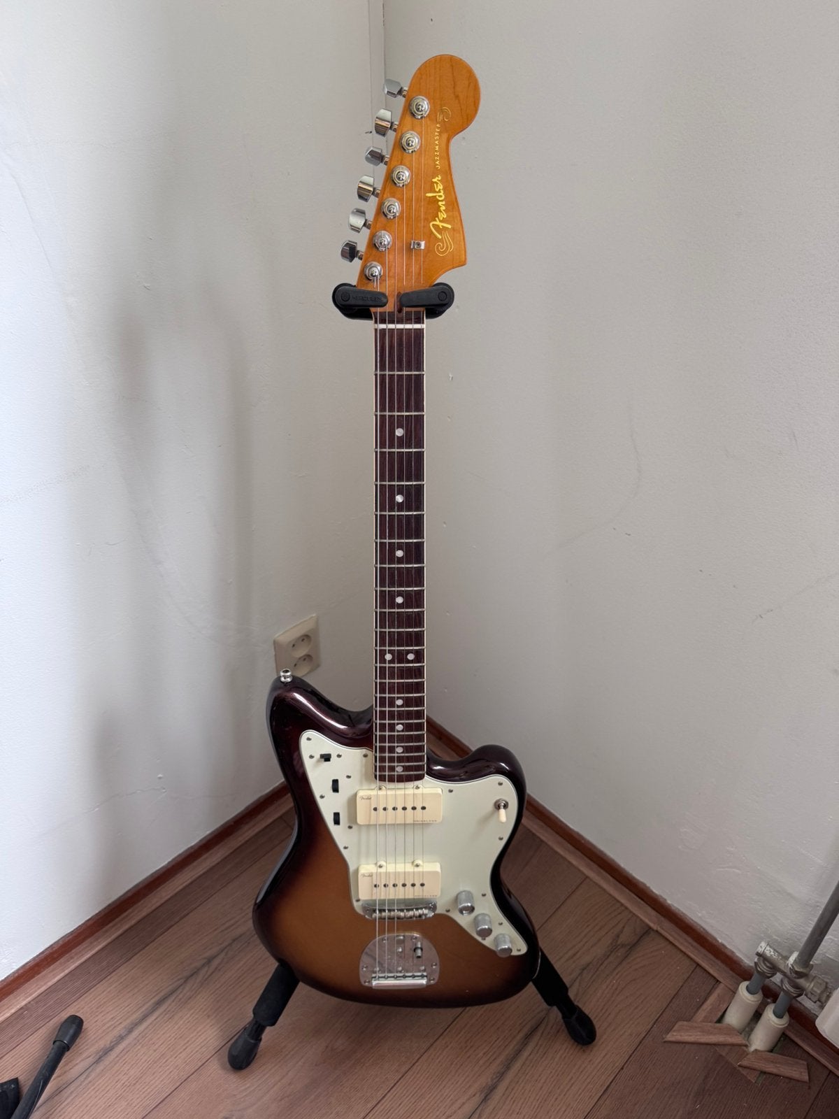 Fender Jazzmaster Ultra Mocca Burst (US, 2019), Ophalen, Zo goed als nieuw, Solid body, Fender