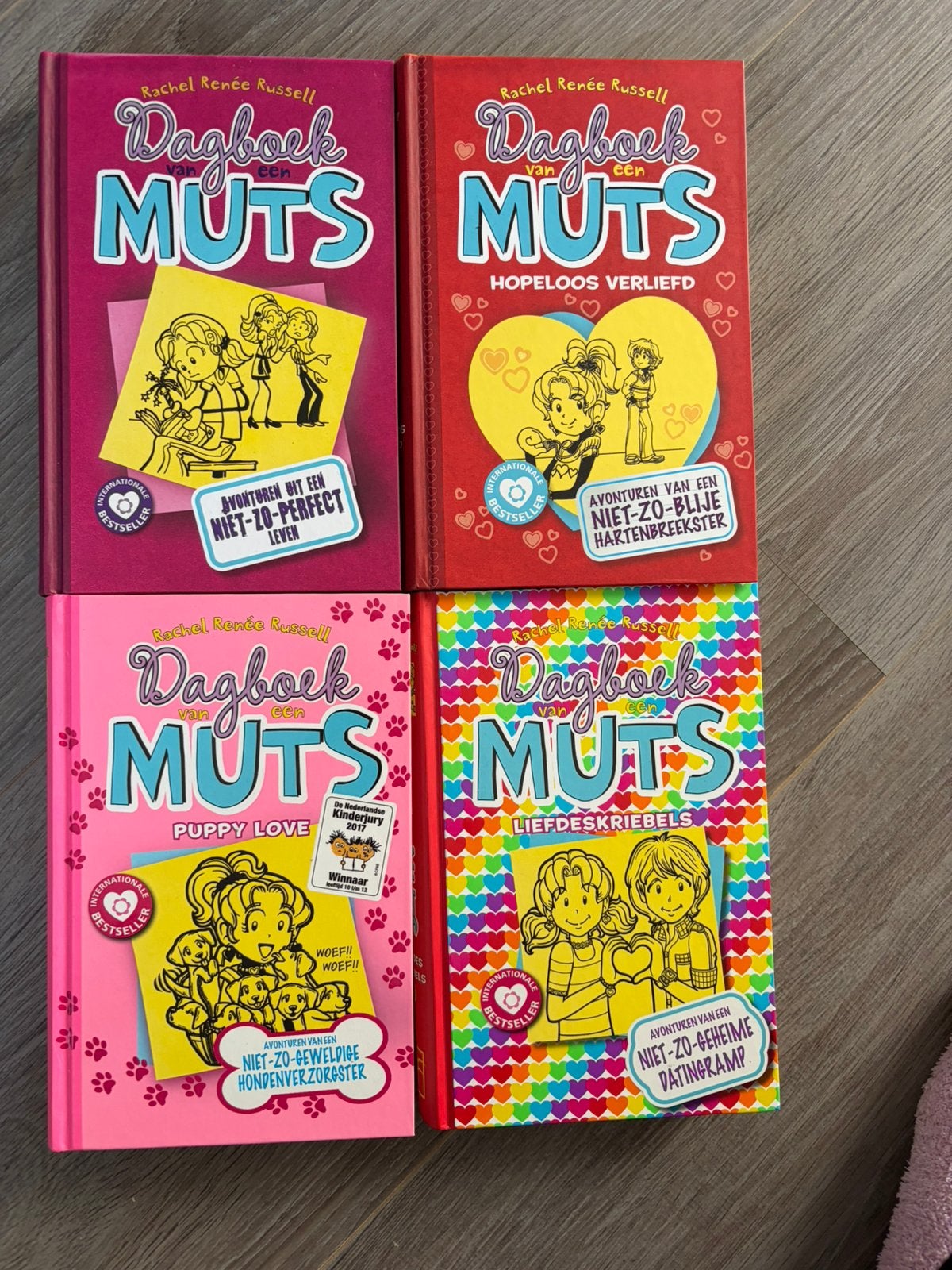 Dagboek van een Muts boeken (4 stuks), Boeken, Ophalen of Verzenden, Zo goed als nieuw