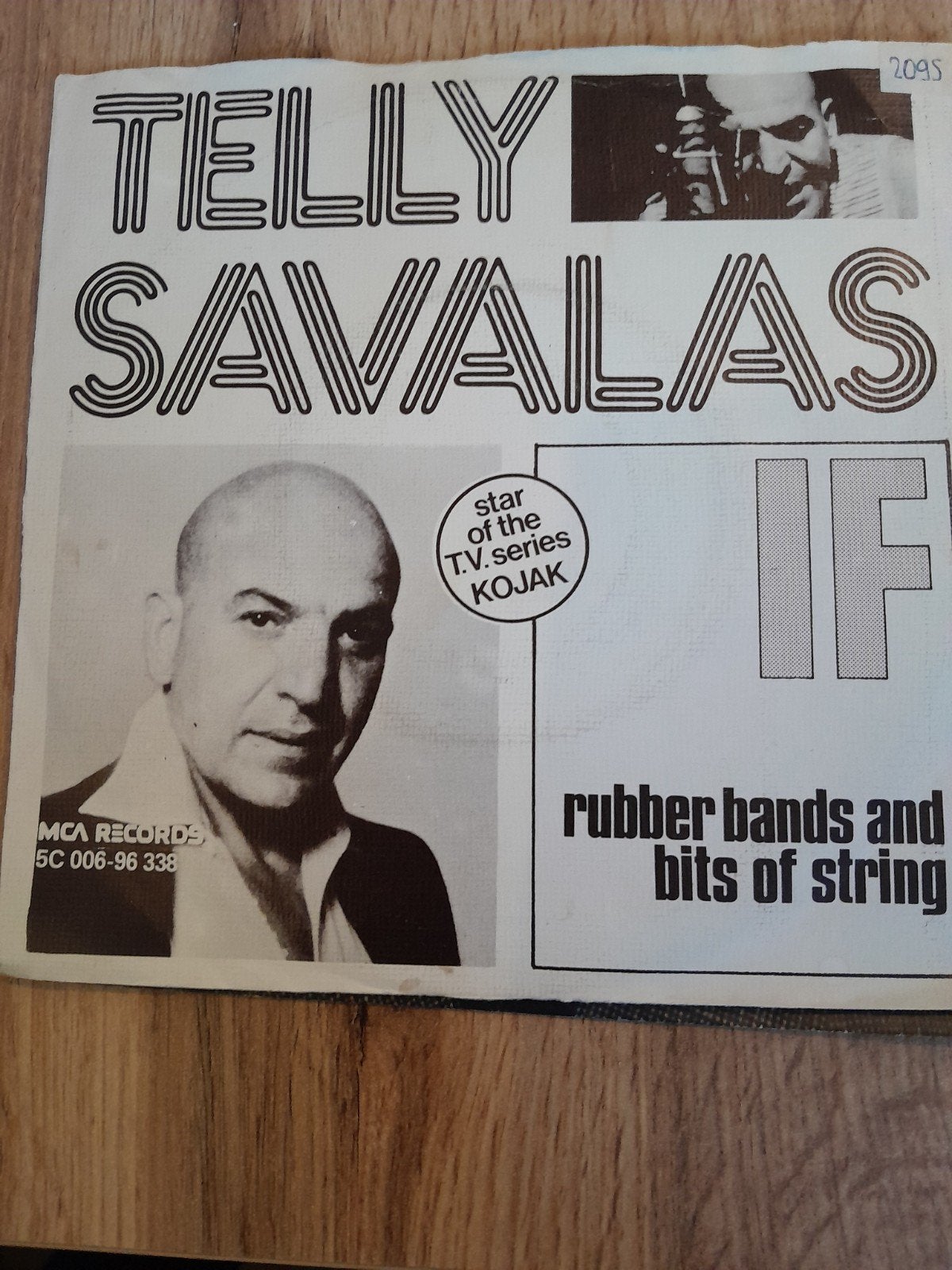 telly savalas 7inch if, Cd's en Dvd's, Ophalen of Verzenden, Zo goed als nieuw, Pop