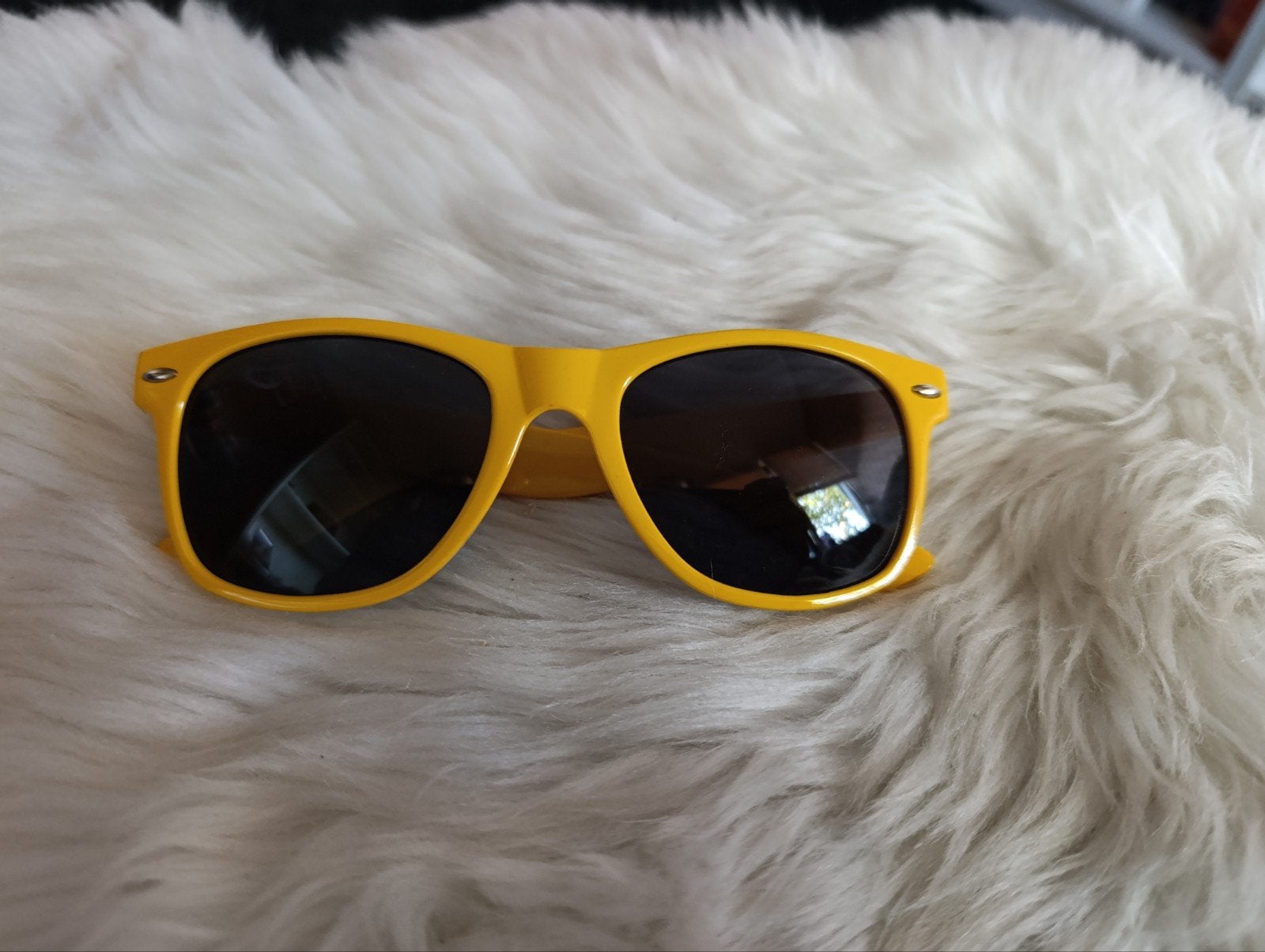 Gele zonnebril met Lipton Ice Tea logo, Overige merken, Zonnebril, Geel, Nieuw