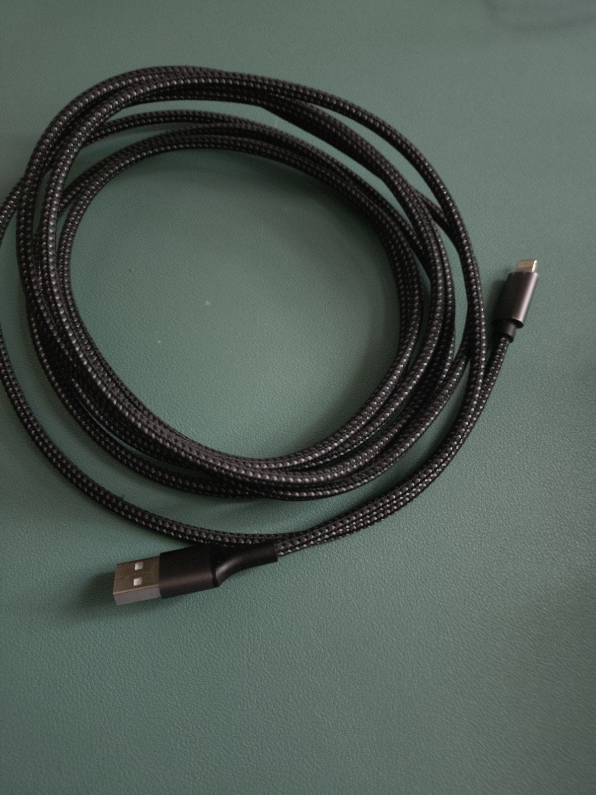 3m USB naar Lightning Kabel - Zwart, Ophalen, Zo goed als nieuw