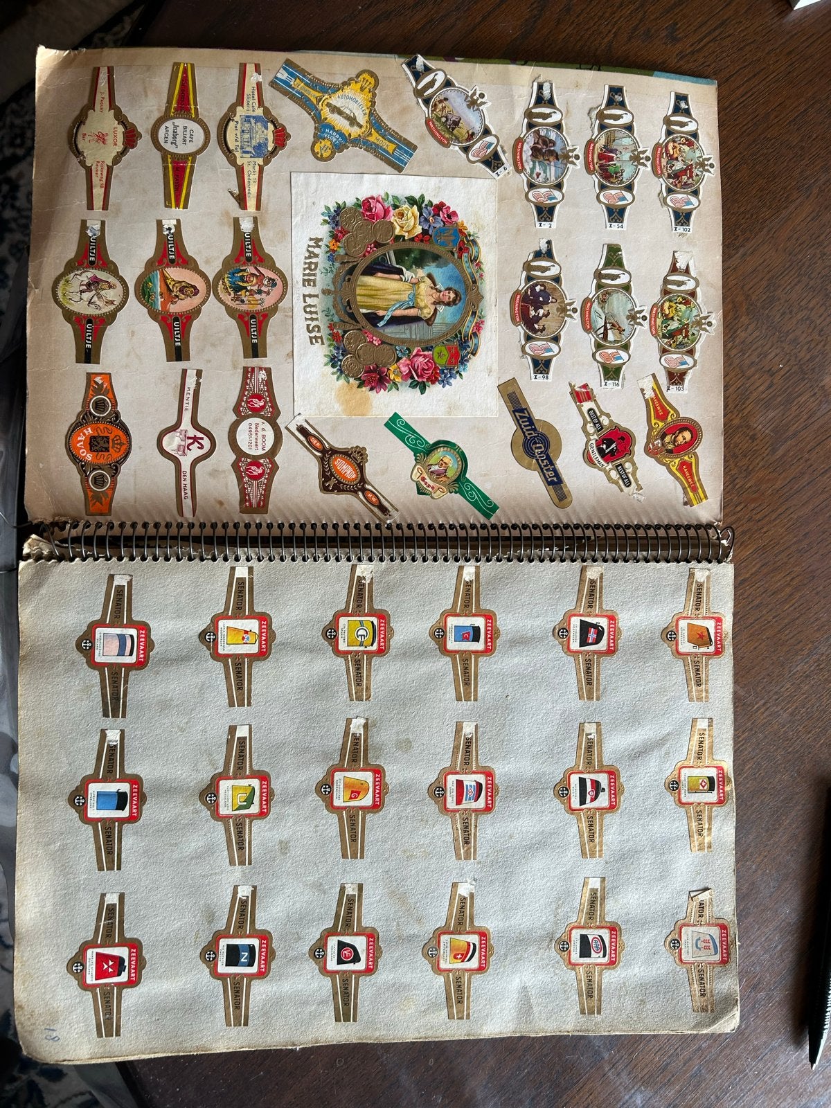 Vintage Sigarenbandjes Album - Diverse Collectie, Verzamelen, Ophalen of Verzenden, Gebruikt