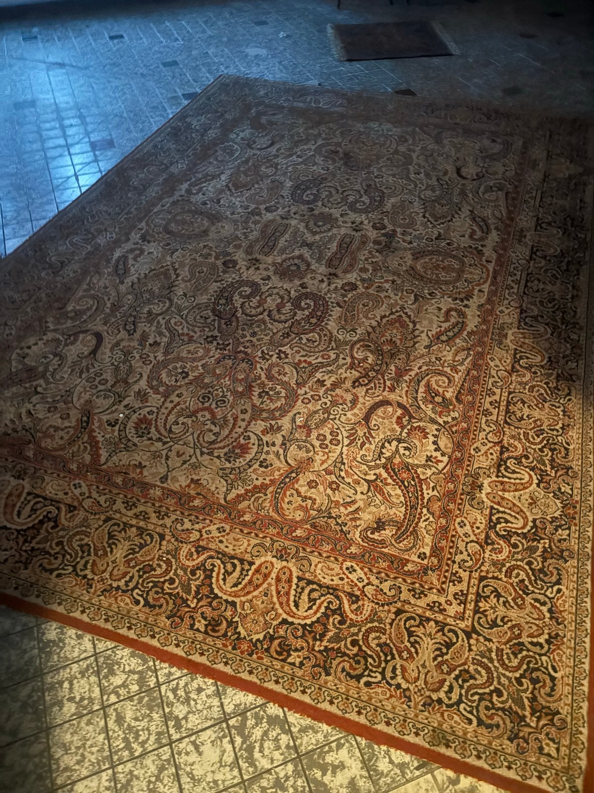 Vintage Perzisch tapijt met Paisley-patroon, Ophalen, Gebruikt, 100 tot 150 cm, 150 tot 200 cm